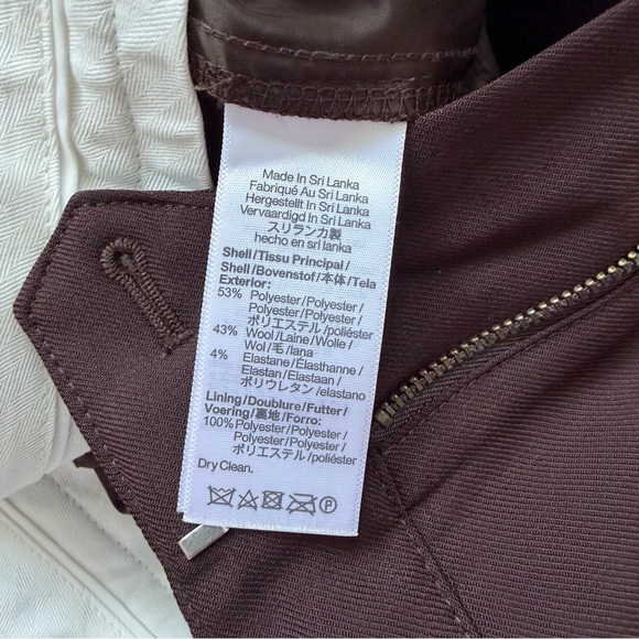 Madewell The Harlow Superwide-Leg Trousers Dark Carob Chocolate Brown size 2 - Picture 10 of 14